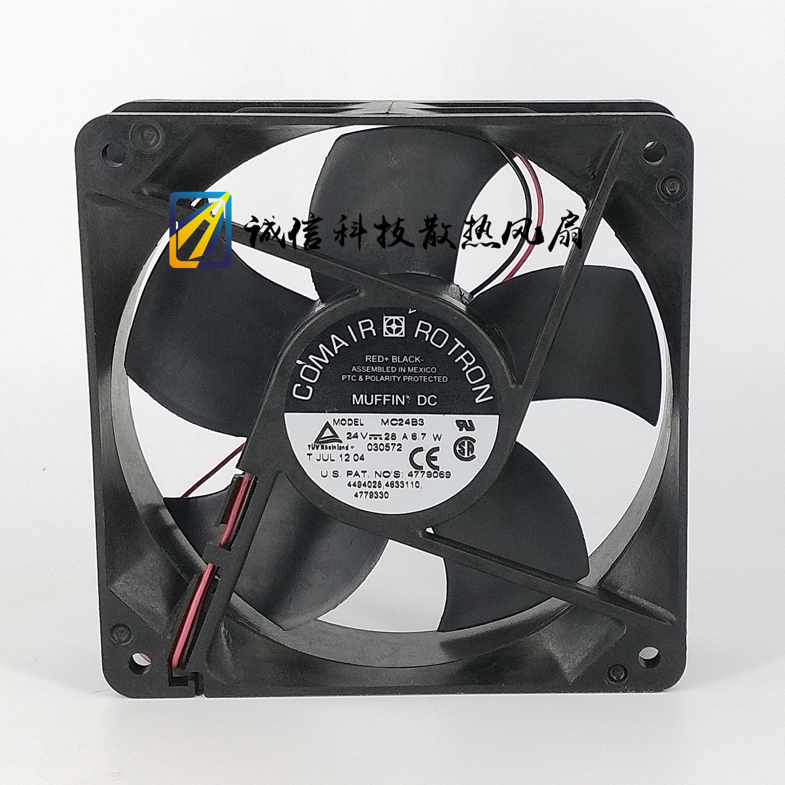 COMAIR ROTRON 12032 MC24B3 24V 0.28A 12CM 散热风扇 MUFFIN DC