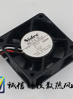 Nidnec  D06G-12TSH 24TH 01BS 12V 24V 6020 6CM 变频器散热风扇