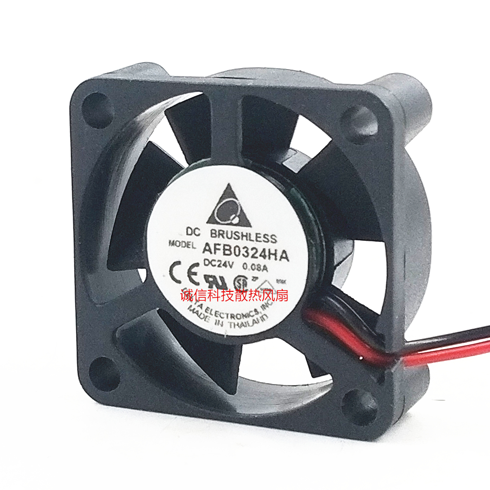 全新台达AFB0324HA 3CM 3010 24V 0.08A 2线 轴承变频器散热风扇