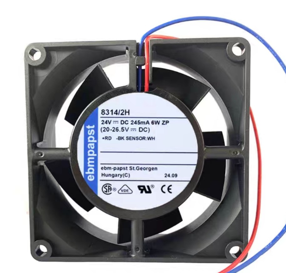 8314/2H原装德国EBM风机8032 24V伦茨变频器6W 散热风扇epmpapst