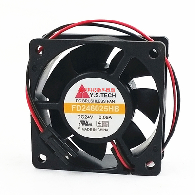 全新Y.S.TECH元山 FD246025EB/HB 6厘米6025 24V工控机变频器风扇