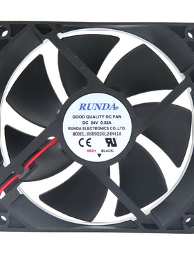 原装 RUNDA RSH9225L24N41A 24V 0.32A 9CM 电焊机散热风扇 9025