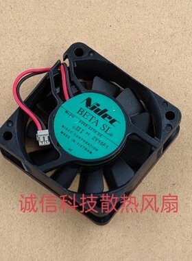 原装Nidec BETA SL D06R-24TH 04 24V 0.09A 6cm 6015风扇 静音