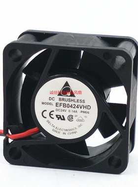 台达 EFB0424VHD 24V 0.14A 4CM 4020 变频器 双滚珠 散热风扇