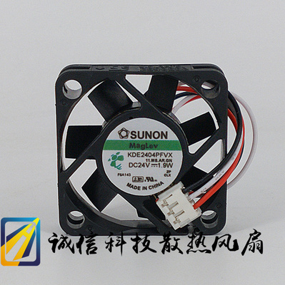 全新SUNON建准 KDE2404PFVX 24V 1.9W 4010 4CM 超静音变频器风扇