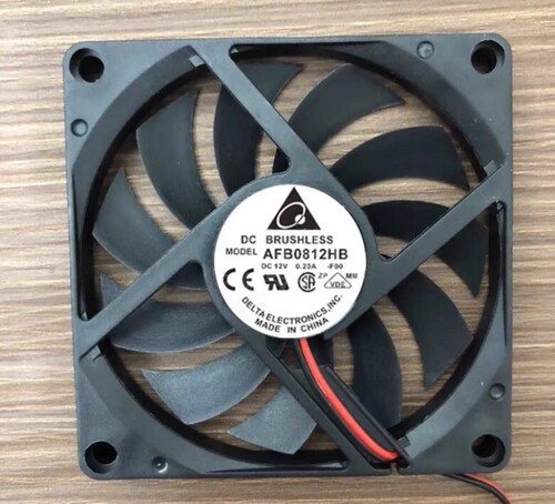 散热器台达AFB0812HB 12v 0.2a 8cm8010 超薄静音机箱电源风扇