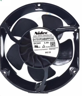 nidec全新NIDEC D1751P24B8PP356/U/338/366/363/变频器散热风扇
