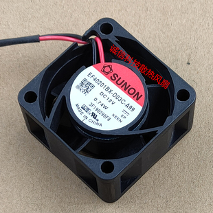 全新SUNON 4cm 4020 EF40201BX-D03C-A99交换机静音风扇12V 0.74W
