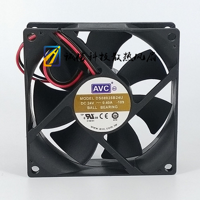 原装AVC DS08025B24U -109 24V 0.40A 8厘米 大风量 变频器风扇