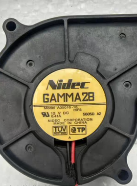 NIDEC7530离心风机GAMMA28A35016-1612V0.41A涡轮风扇