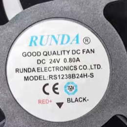 AA RUNDA RS1238B24H-S 24V 0.80A 12038 12CM电焊机散热风扇
