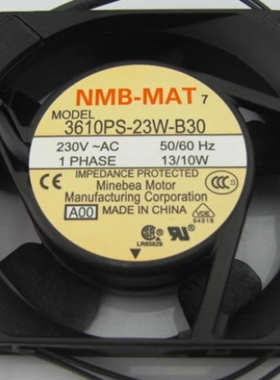 NMB 3610PS-23W-B30风扇仪器仪表散热风扇9225 230V轴流风机9CM