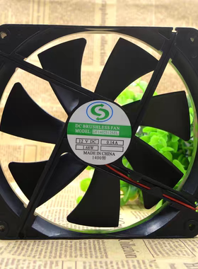 回力 DF1402512SEL 14025 12V 0.14A 1.68W 14CM 静音散热风扇