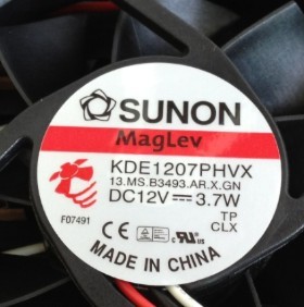 建准SUNON 7015 7CM大风量风扇 CPU风扇12V 3.7W KDE1207PHVX
