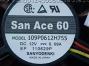 Sanyo/三洋 6015 6CM 109P0612H755 12V 0.09A 变频器 散热风扇