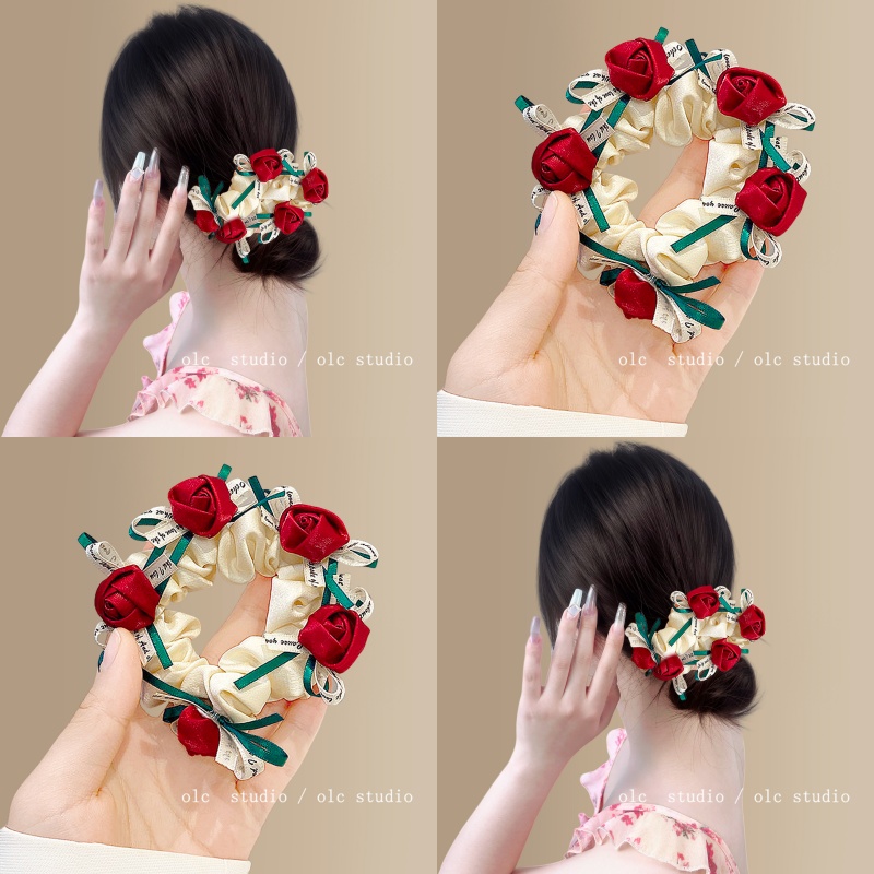 美高甜心！蝴蝶结花朵大肠圈！