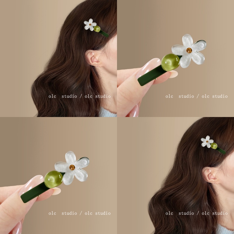 青藤雏菊~糖果色花朵鸭嘴夹高级