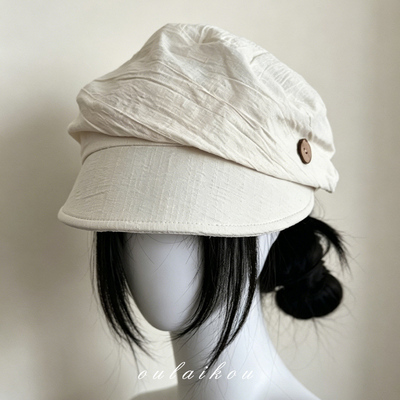 大头狂喜！侘寂艺术风画家帽百搭