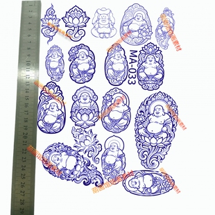 弥勒佛葫芦烙画转印纸葫芦贴纸转印纸拍二发三