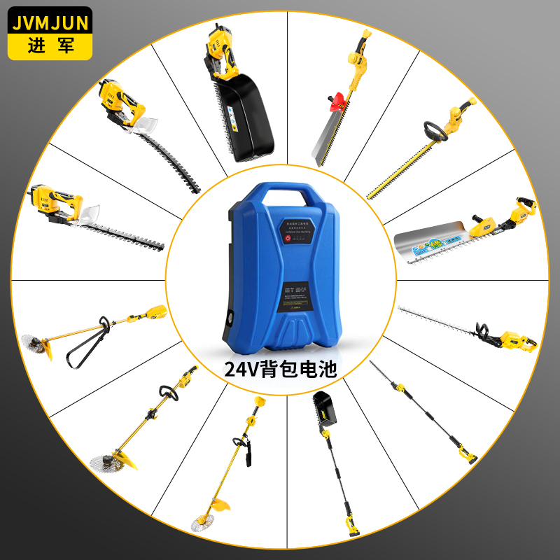 大功率电动园林工具锂电背负式