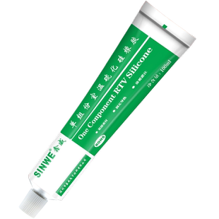 环保耐高温RTV电子有机硅胶粘合剂Silicone单组份室温硫化硅橡胶硫化胶水金属粘接密封胶LED灯管绝缘胶防水胶