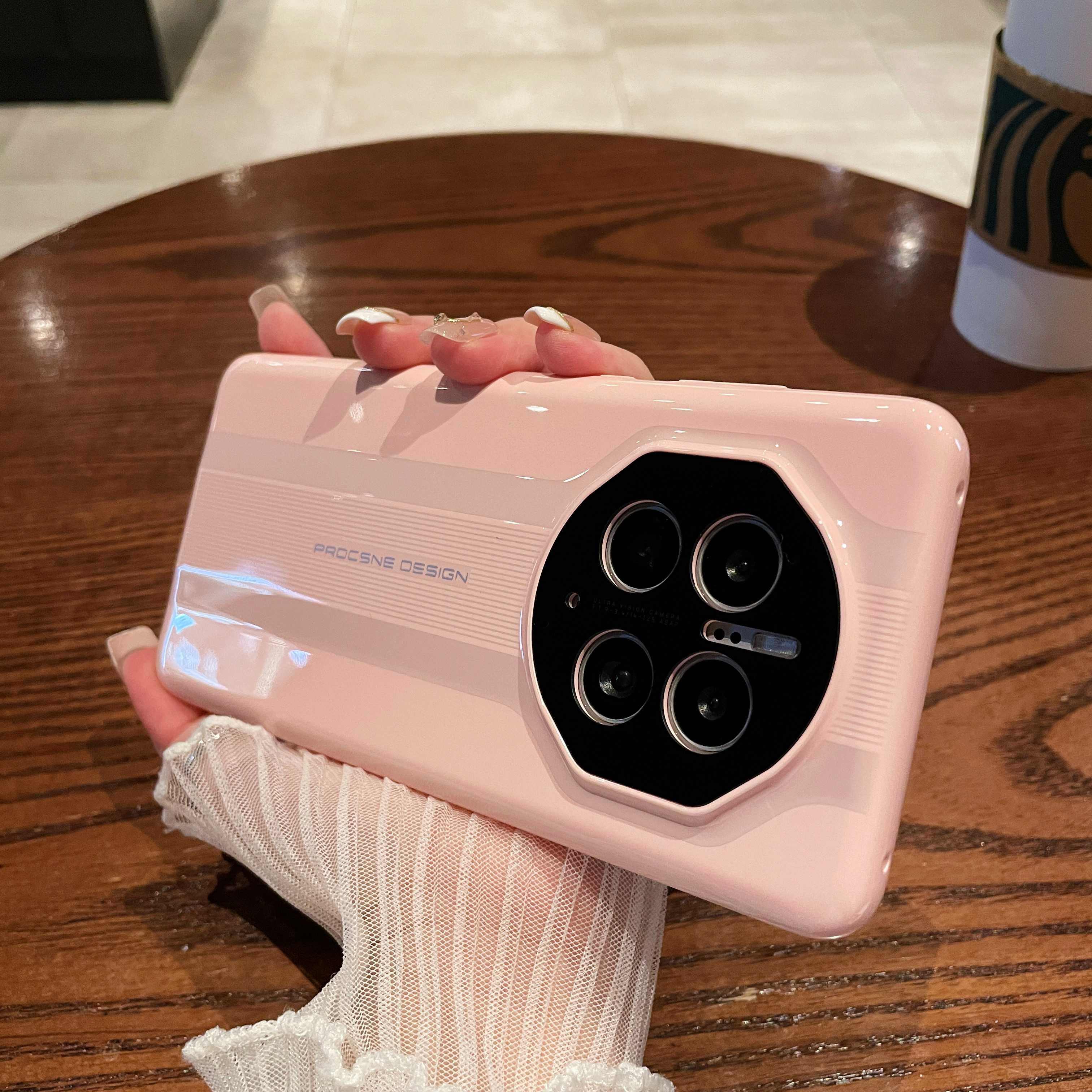 适用华为mate50RS手机壳秒变保时