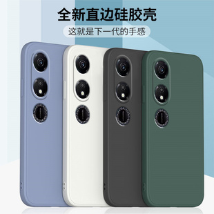 适用于荣耀畅玩40手机壳新款 40c钢化膜 honor畅玩40s保护套WDY一AN00液态硅胶全包软壳40plus防摔外壳男女款