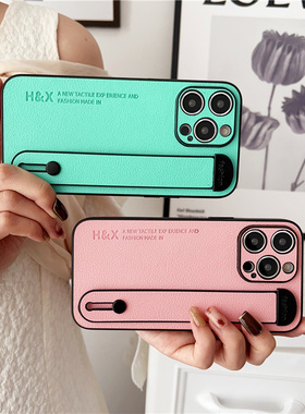 适用iPhone16手机壳15苹果7plus保护套i8硅胶xs全包xr防摔软13iphone12网红带挂绳11挂脖式se2/3腕带14promax