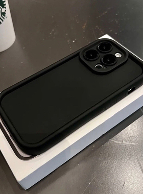 适用于苹果14手机壳ins全包iphone13promax新款12纯色11小众14plus高级ap十三简约防摔十四硅胶pm相框保护套