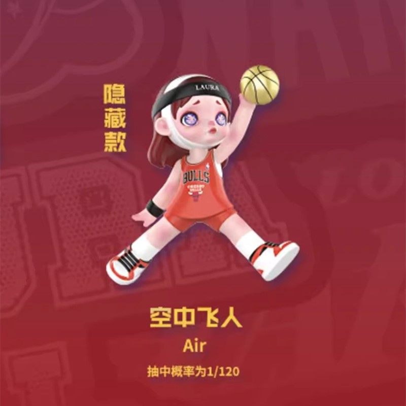 正品全新劳拉LAURA谁是MVP系列盲盒NBA篮球摆件玩具公仔手办礼物