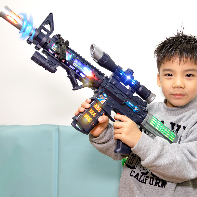 儿童宝宝幼儿电动玩具枪喷雾灯光音乐喷火冲锋枪大号4男孩3-5-6岁,玩具/童车/益智/积木/模型,电动玩具枪,淘宝优惠券,粉丝福利购,淘宝优惠卷