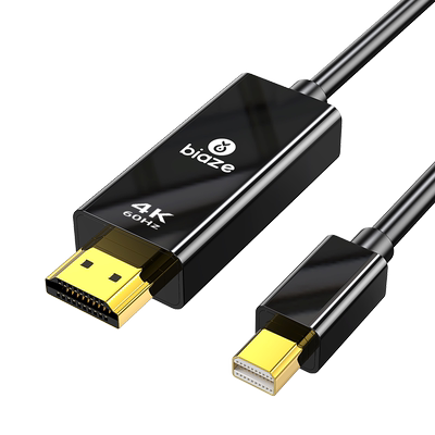 毕亚兹minidp转hdmi线4k60hz高清