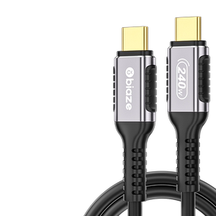 毕亚兹雷电4数据线USB4全功能双typec公对公PD240W100w快充40Gbps/8K高清3视频适用苹果15手机华为笔记本电脑