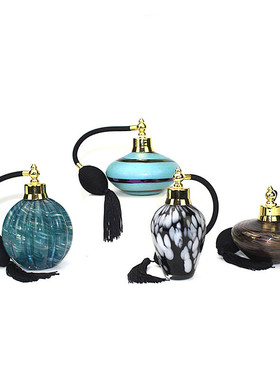 法国复古喷雾香水瓶纯手工小摆件