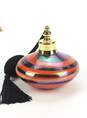 高档香水玻璃空瓶子喷雾桌面摆件