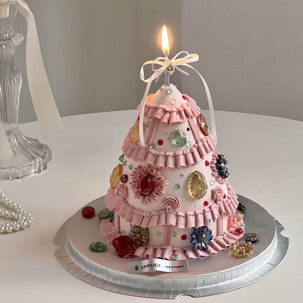 韩国明星同款宝石蛋糕宝石蛋糕装饰宝石模具网红同款蛋糕装饰