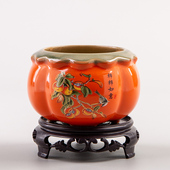 创意绿萝铜钱草水培荷花盆陶瓷个性 特价 清仓无孔水养植物水仙花盆