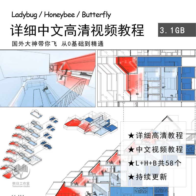 Ladybug Honeybee超详细的视频教程教学视频案例素材集从0基础到2 商务/设计服务 设计素材/源文件 原图主图