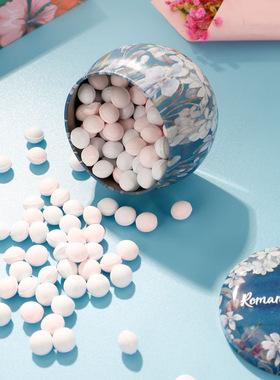 lepai花香味薄荷味糖果 清新口气清凉糖 高颜值送人礼物罐装120克