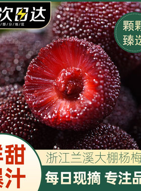 顺丰空运兰溪鲜甜大棚杨梅鲜果