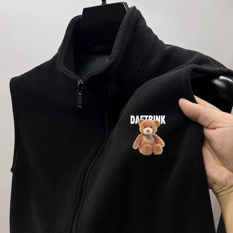 清仓捡漏摇粒绒马甲男款冬季内穿大码保暖坎肩秋冬款加绒加厚背心