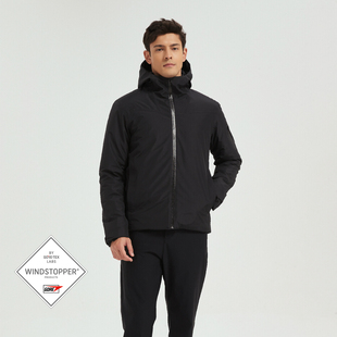 JORDON桥登 WINDSTOPPER防风透气保暖Primaloft棉服连帽夹克