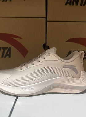 安踏 毒刺pro缓震轻便防滑耐磨网面透气舒适百搭 跑鞋 112425540S