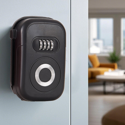 装修门口密码锁钥匙存放盒家用