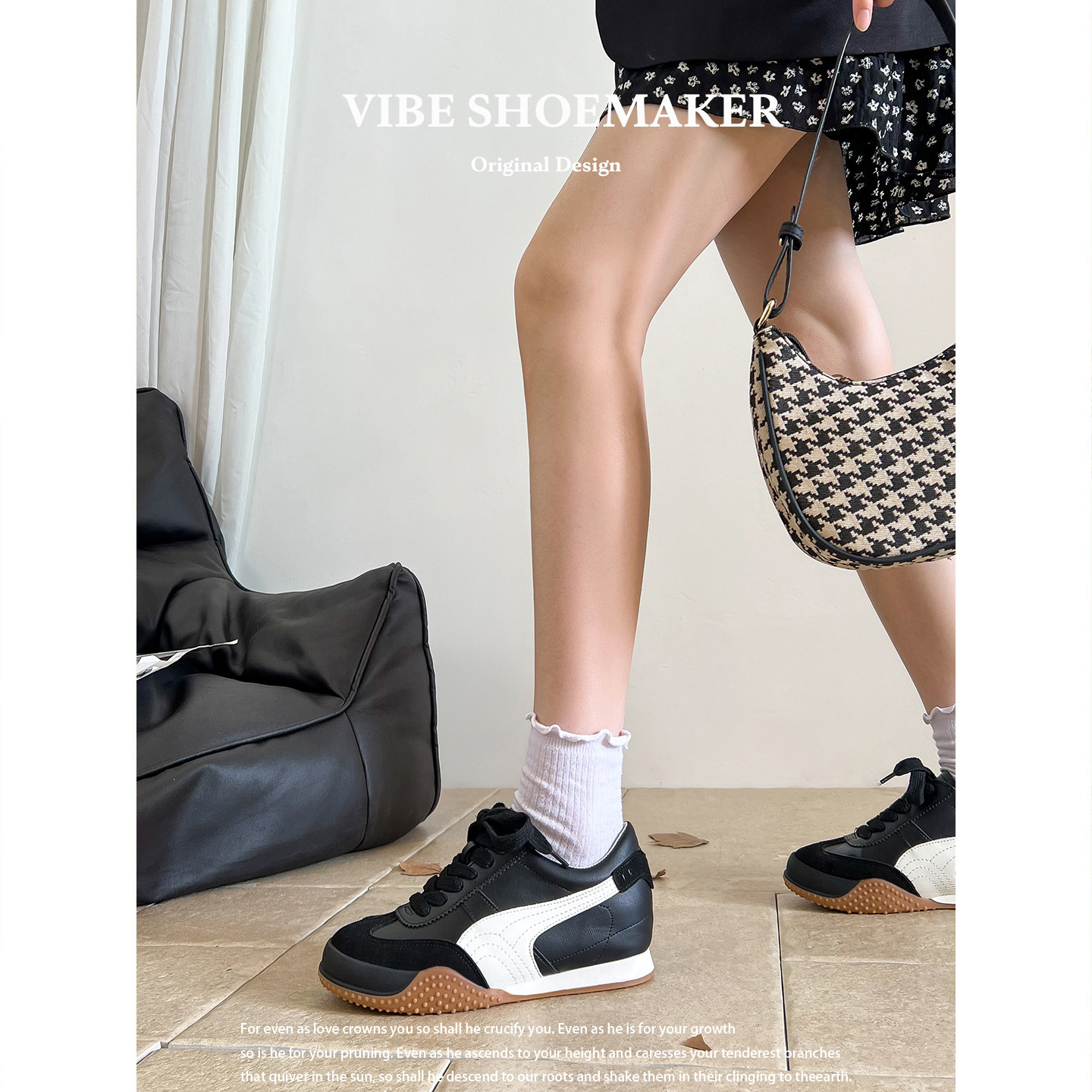 真皮版~5CM内增高德训鞋厚底休闲运动鞋2026年早春款小个子阿甘鞋