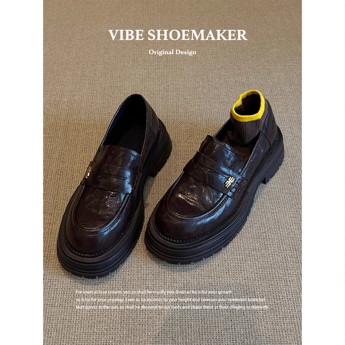 【牛皮版】法式厚底增高乐福鞋复古真皮单鞋2026新款英伦风小皮鞋,女鞋,乐福鞋（豆豆鞋）,淘宝优惠券,粉丝福利购,淘宝优惠卷