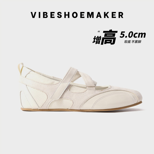 牛皮版韩版小众芭蕾风玛丽珍鞋女