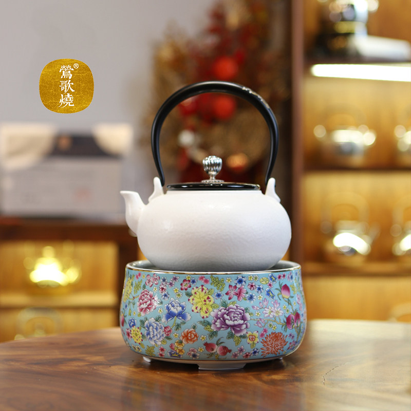 莺歌烧静音电陶炉家用煮茶茶炉