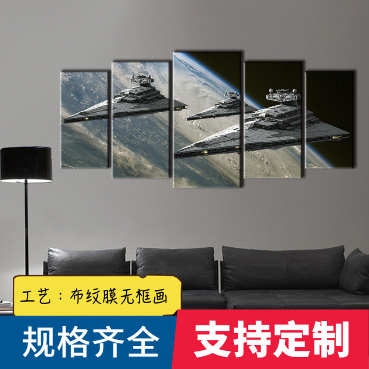 美国动漫卧室客厅酒吧装饰画挂画
