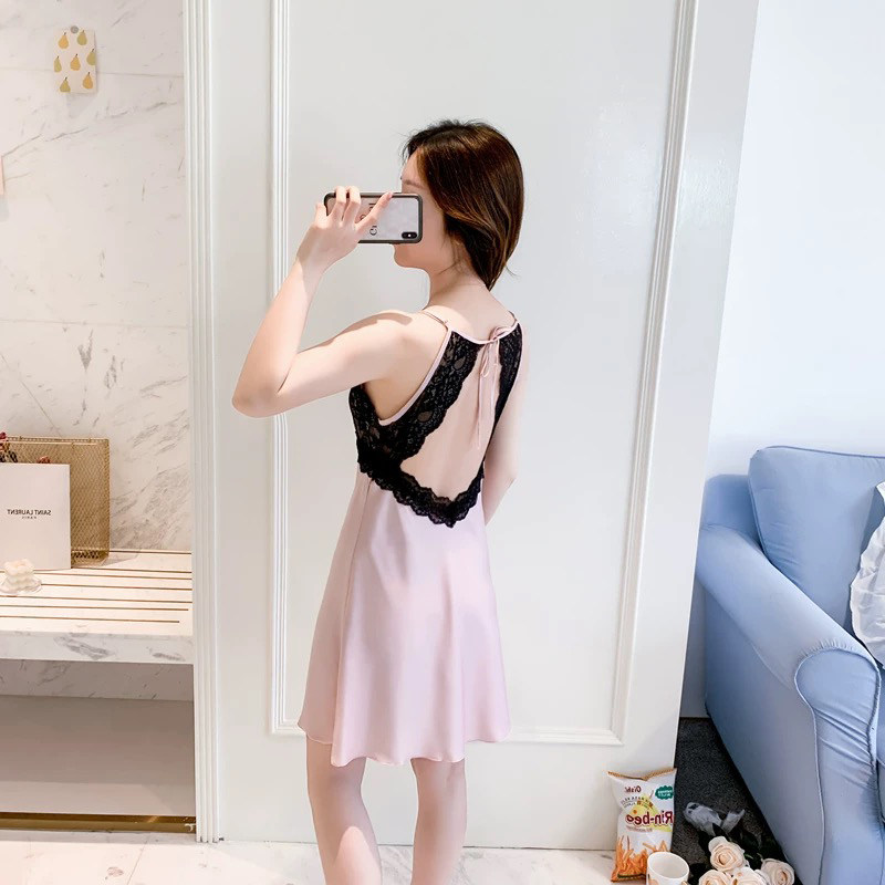 性感诱惑睡衣蕾丝纯欲风吊带睡裙